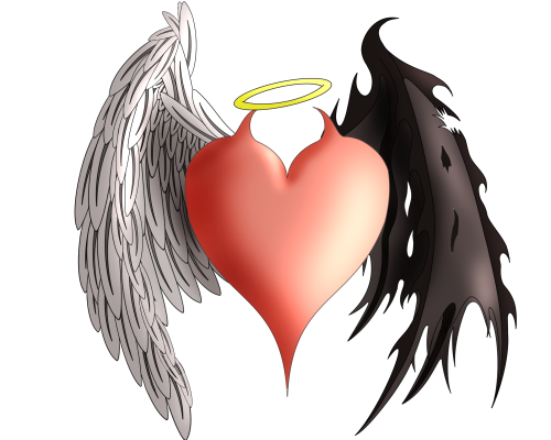 dessins de tatouage anges et démons