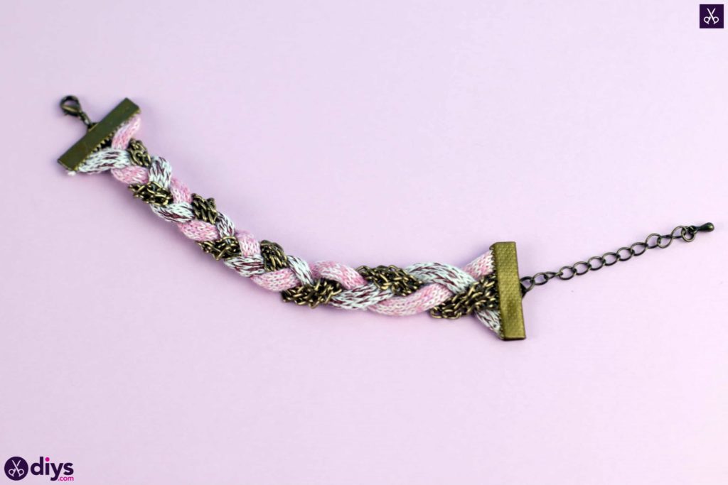 Bracelet simple fil et chaîne