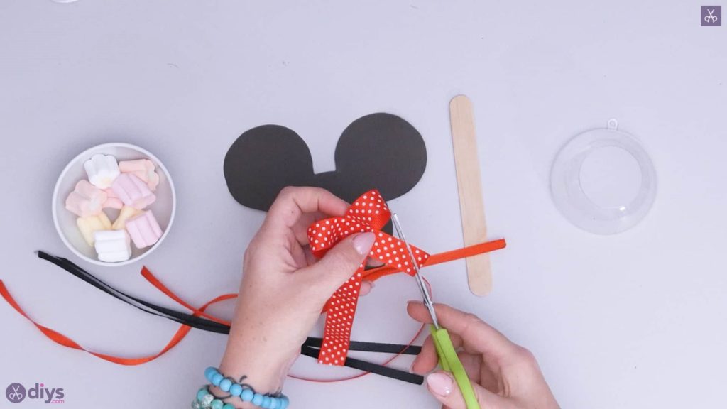 Porte-bonbons Minnie Mouse bricolage étape 3c
