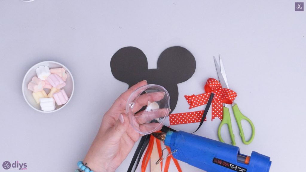 Porte-bonbons Minnie Mouse bricolage étape 6a