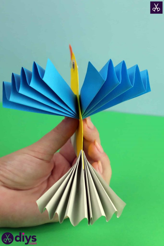 Bricolage papier facile papier oiseau recycler