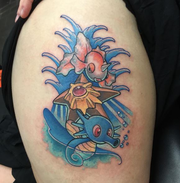 tatouages ​​de Pokemon floral