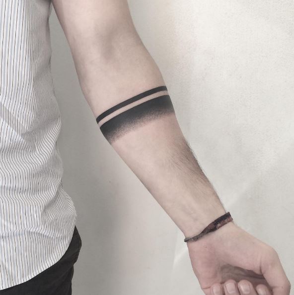 Conception de tatouages ​​de bracelet de ballet noir
