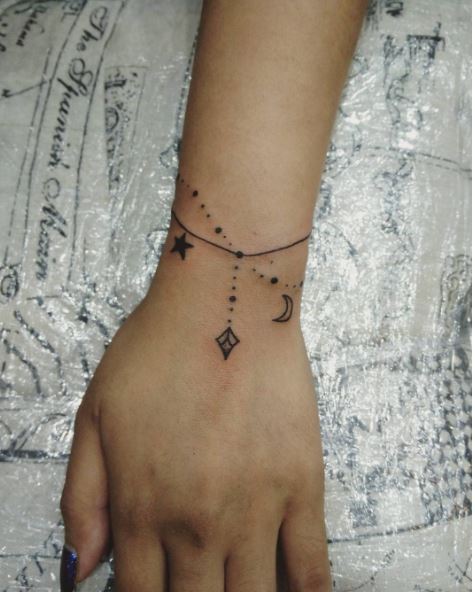 Bracelet tatouage pour femme