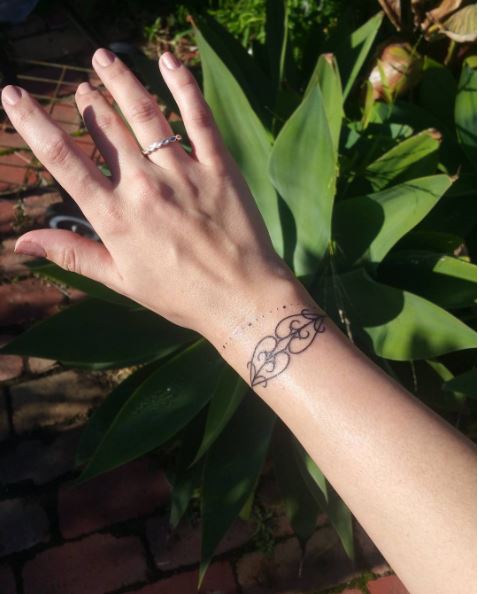 Conception et idées de tatouages ​​de poignet de bracelet