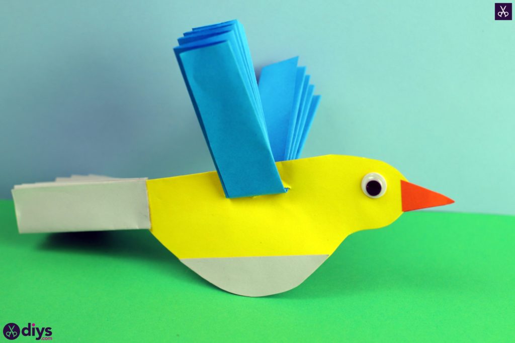 Oiseau en papier bricolage facile