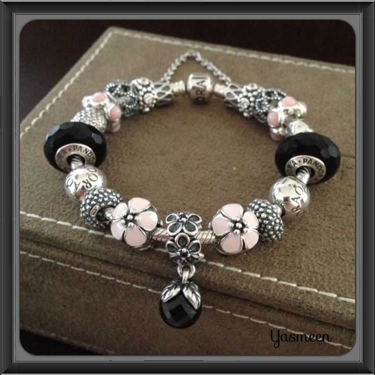 Tendance Bracelets - PANDORA Bracelet with Pretty Pink and Black