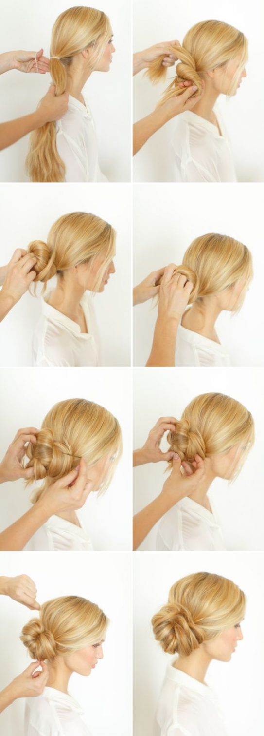 60 Id es Coiffures Et Chignons Bas Faciles Faire En 10 Minutes pin-on-hair-tutorial