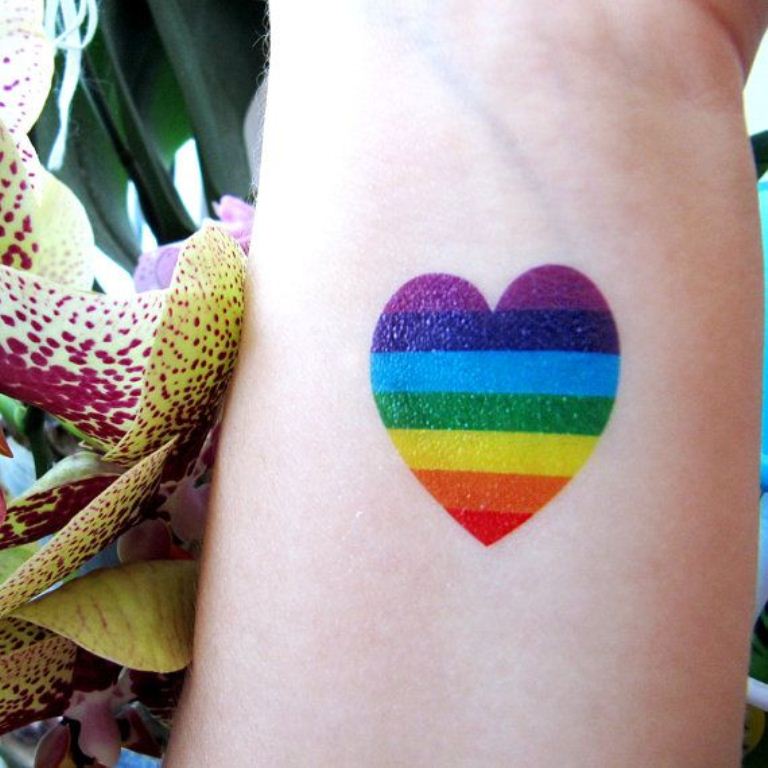 Bastos Tatouage Arc En Ciel Tendance Tattoo : Plus de 150 designs de tatouage arc-en-ciel pour