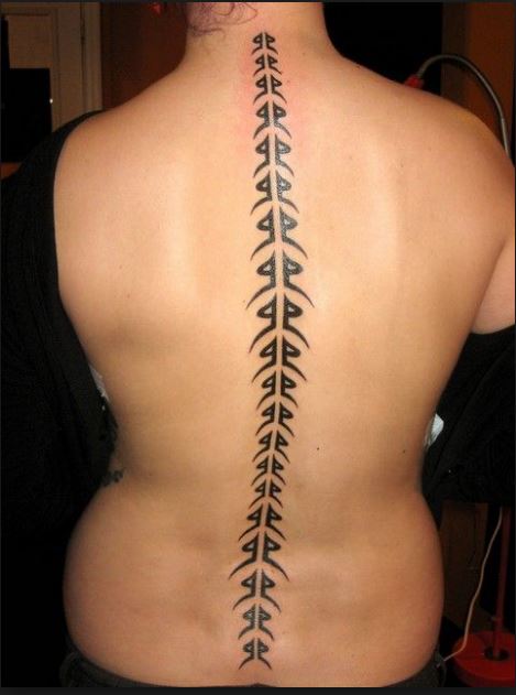 Karrueche Spine Tattoo Signification