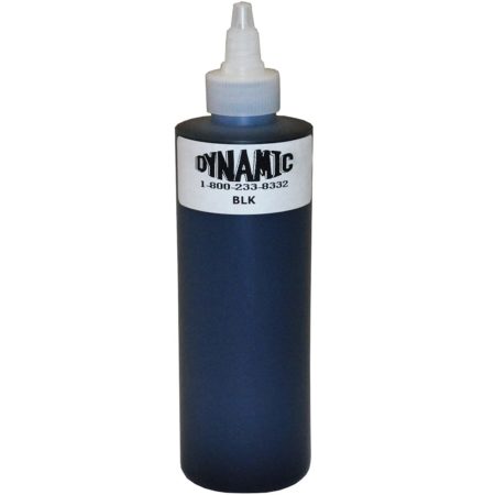 Bouteille d'encre noire dynamique, 8 oz