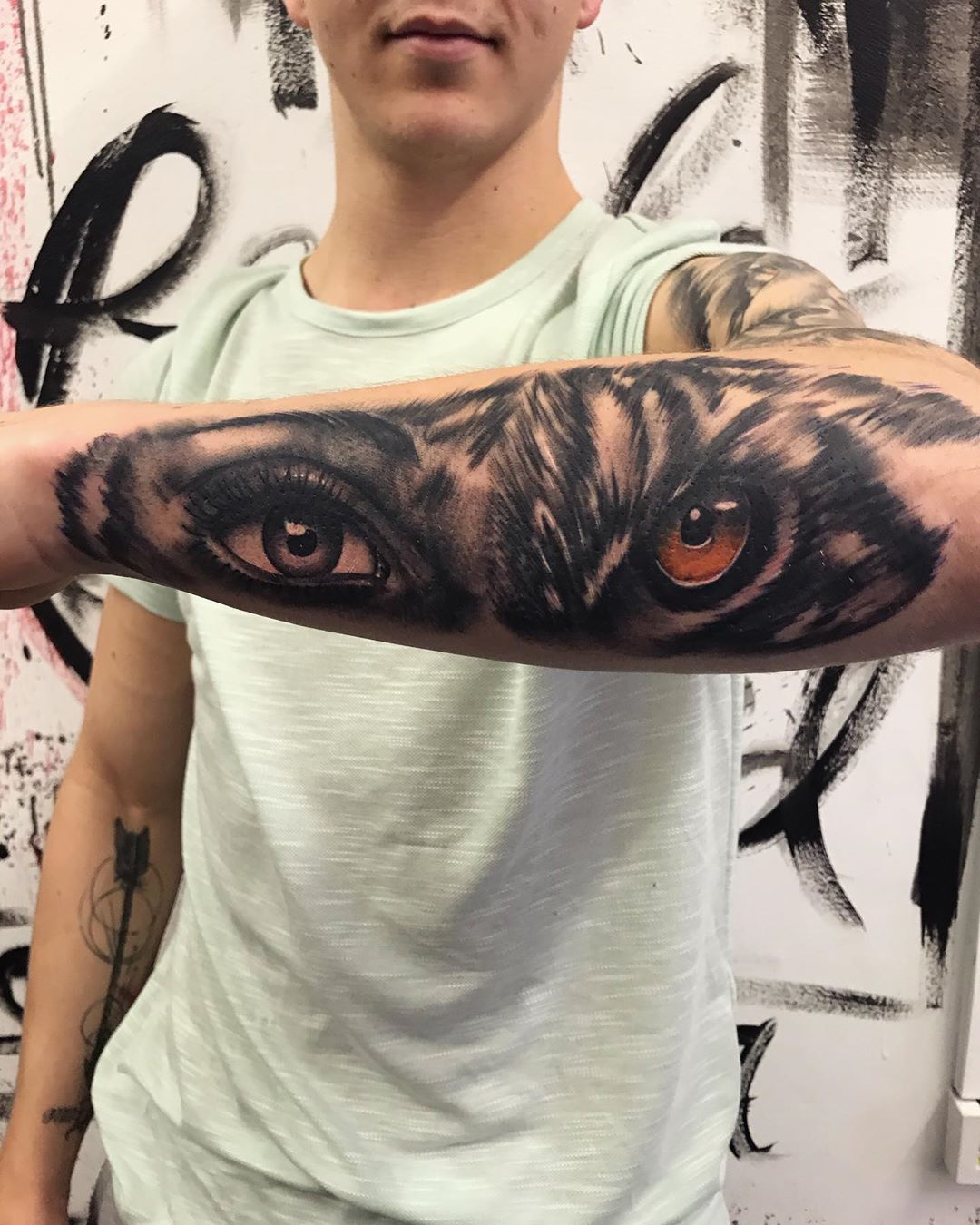 tatouage oeil de tigre