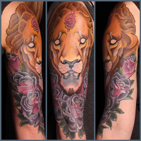 tatouages ​​de lion 