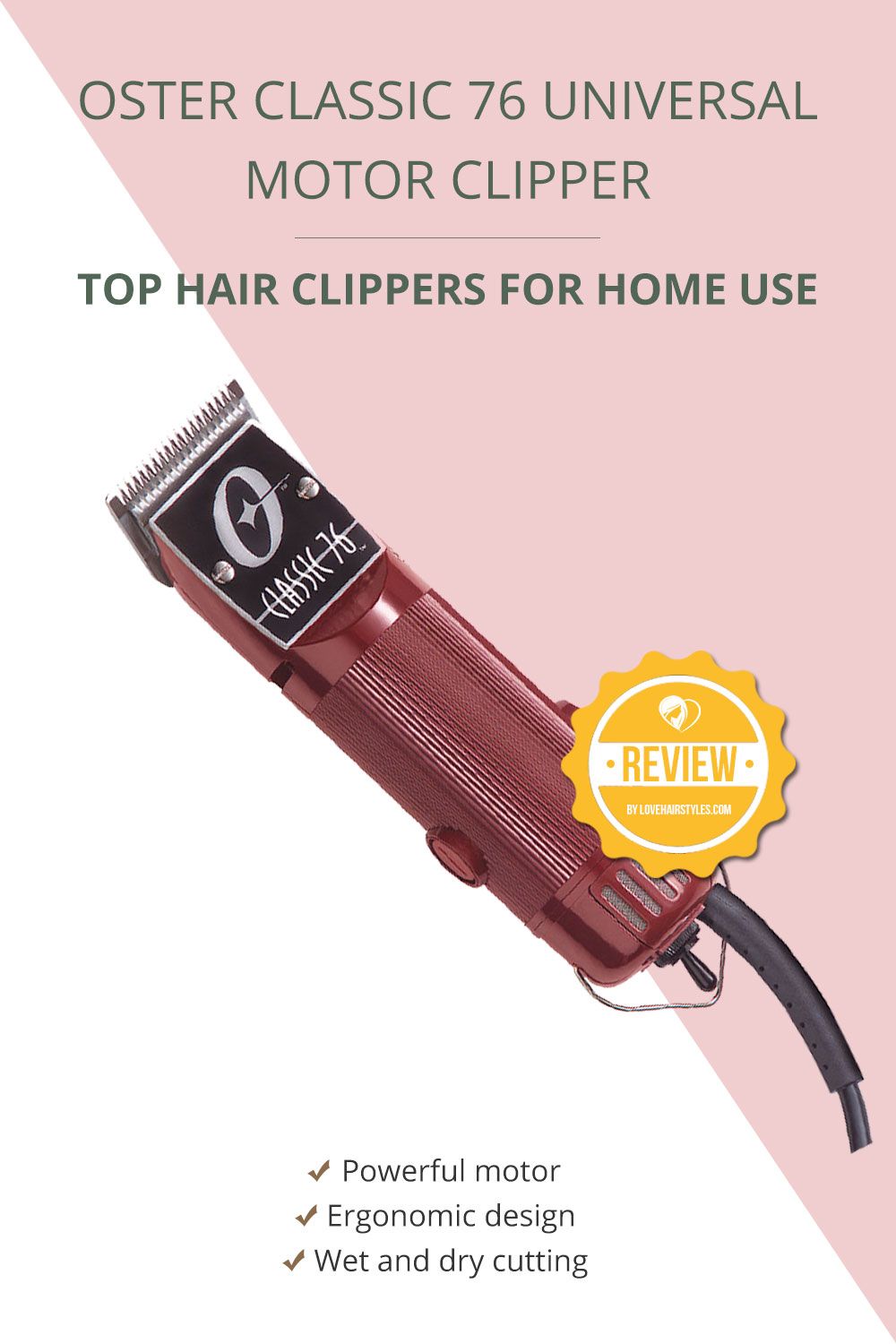 OSTER Classic 76 Universal Motor Clipper