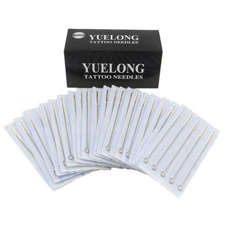 Yuelong 100 Pieces Disposable Mixed Tattoo Guns Needles