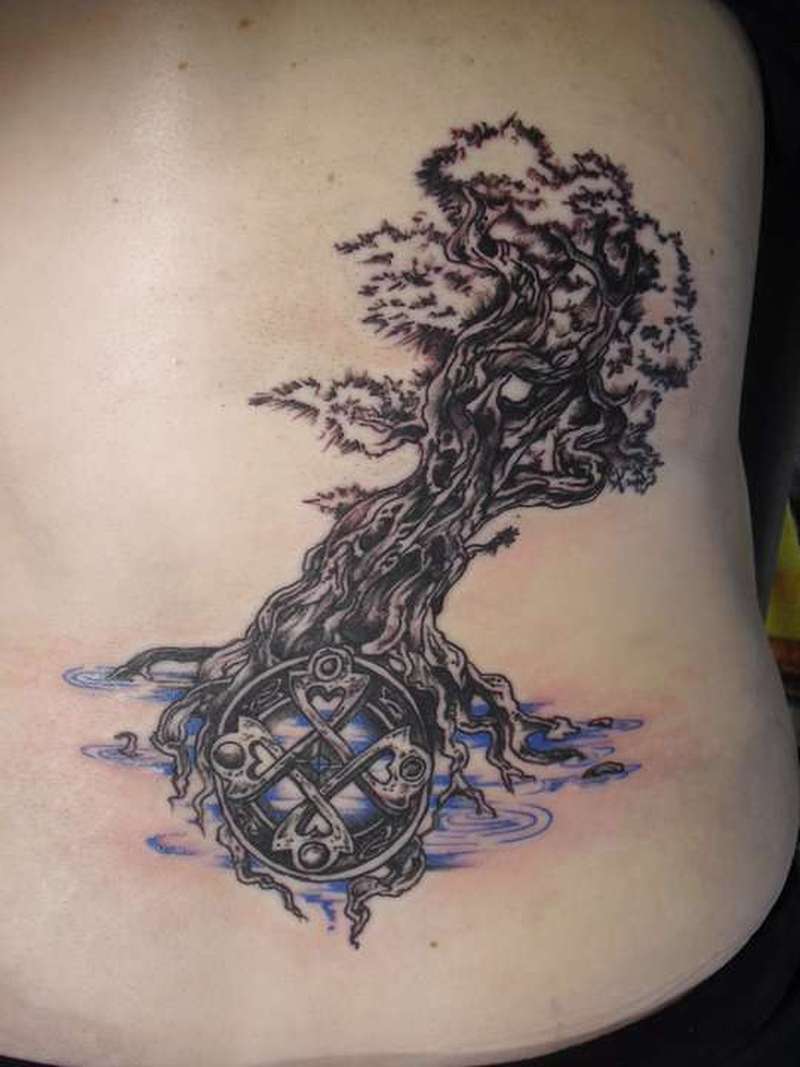 Celtic tree tattoo