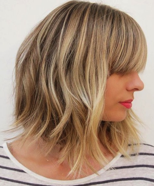 23 franges de style de cheveux ondulés