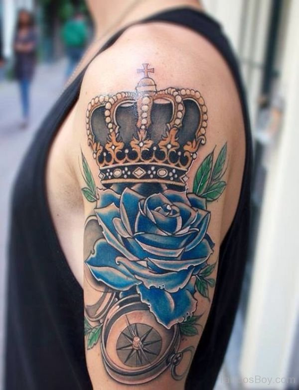 Le tatouage de la couronne rose