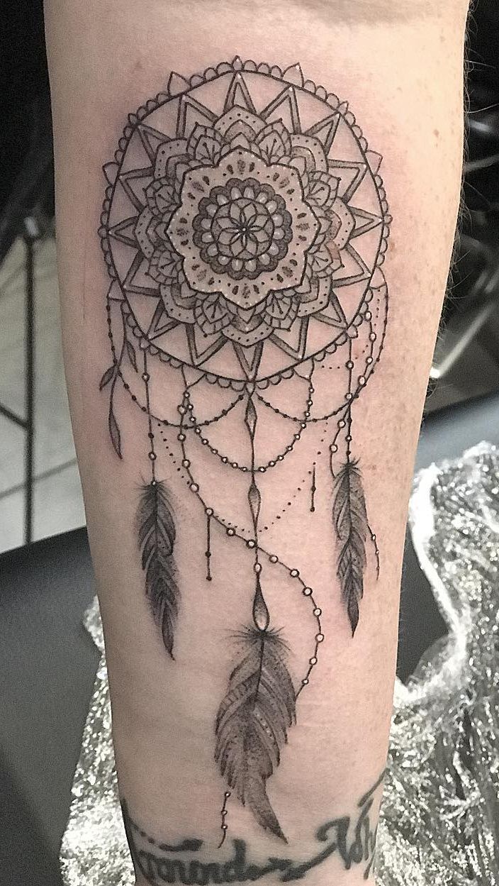 Tatouage Mandala Dream Catcher