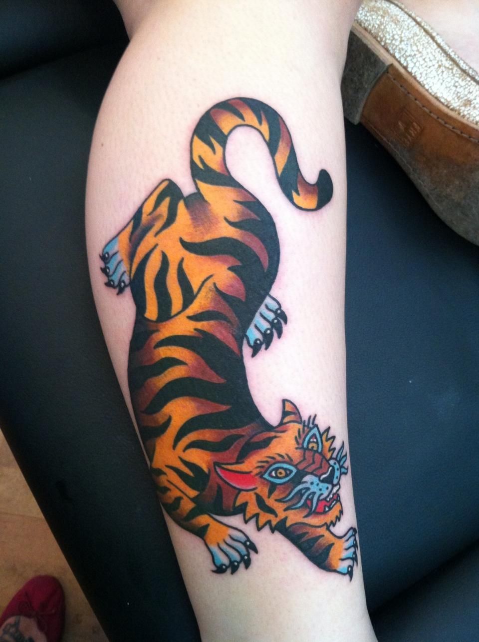 Tatouage de tigre chinois