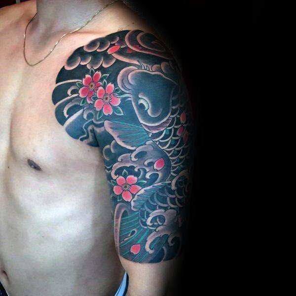 tatouages ​​de fleurs de cerisier