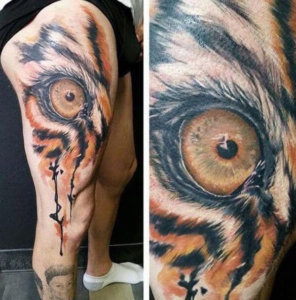 L'oeil du tigre tatouage