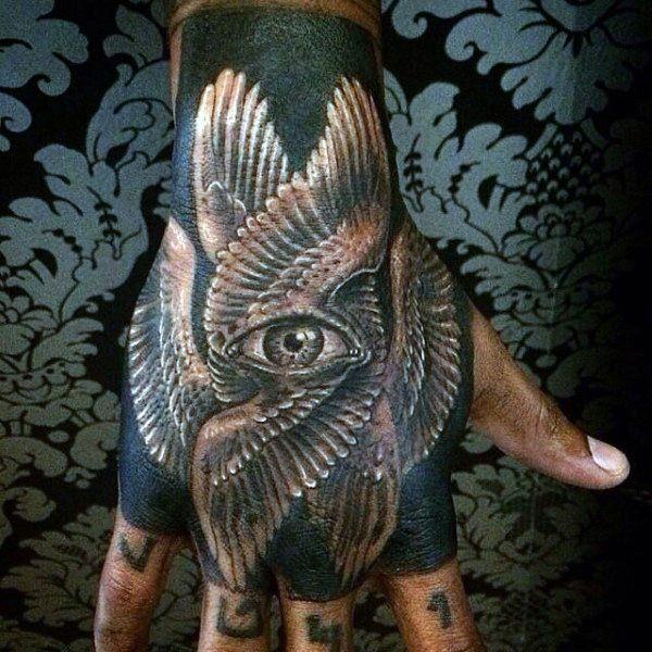 Tatouage Oeil D'aile