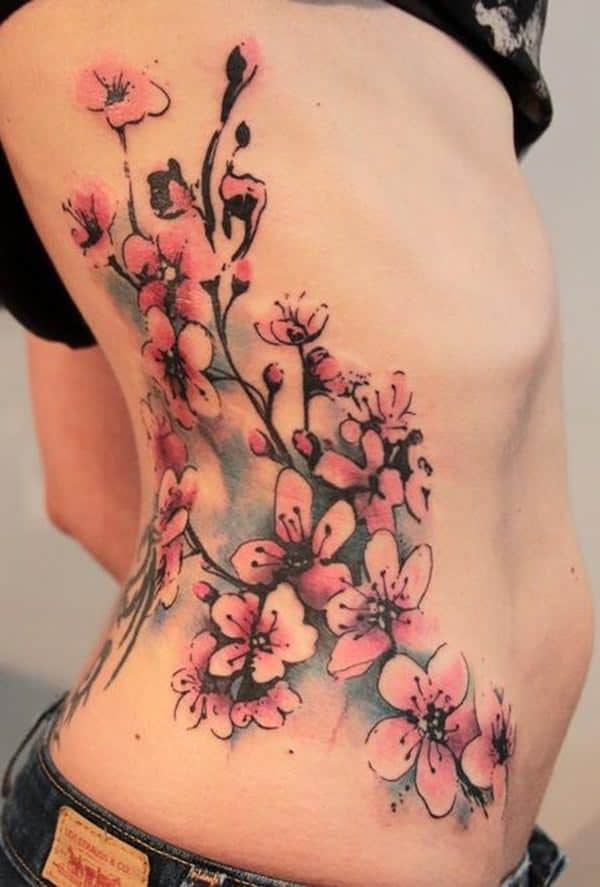 Tatouage fleur de cerisier