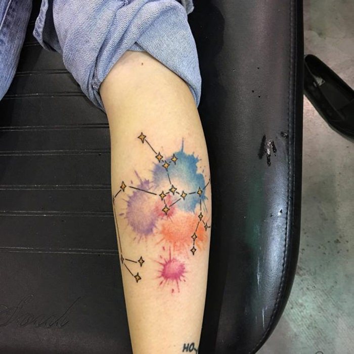 Tendance Tattoo 95 id es de tatouage  de constellation 