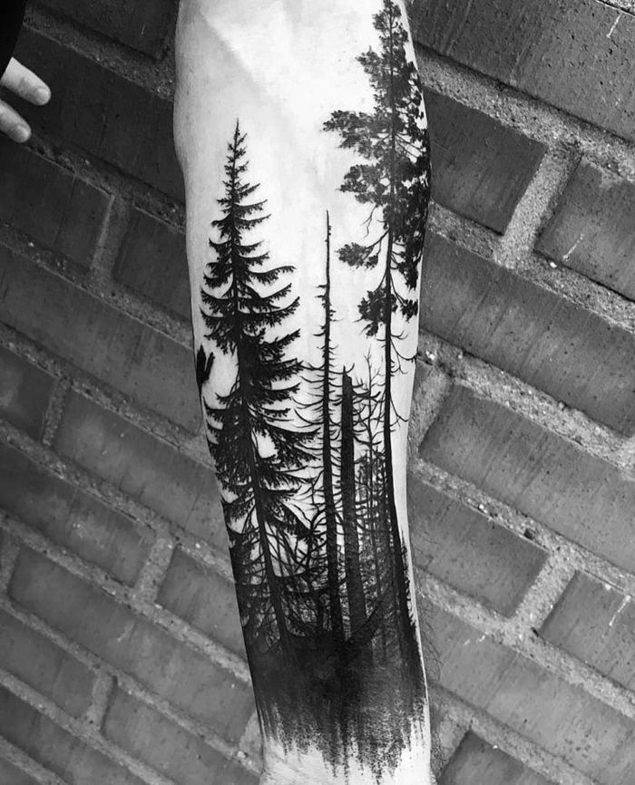 forêt-tatouage