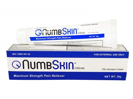 New Numbskin Numbing Cream 5% anesthésique topique de lidocaïne