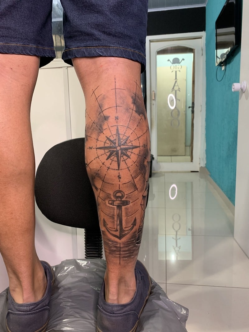 Calf Tattoo