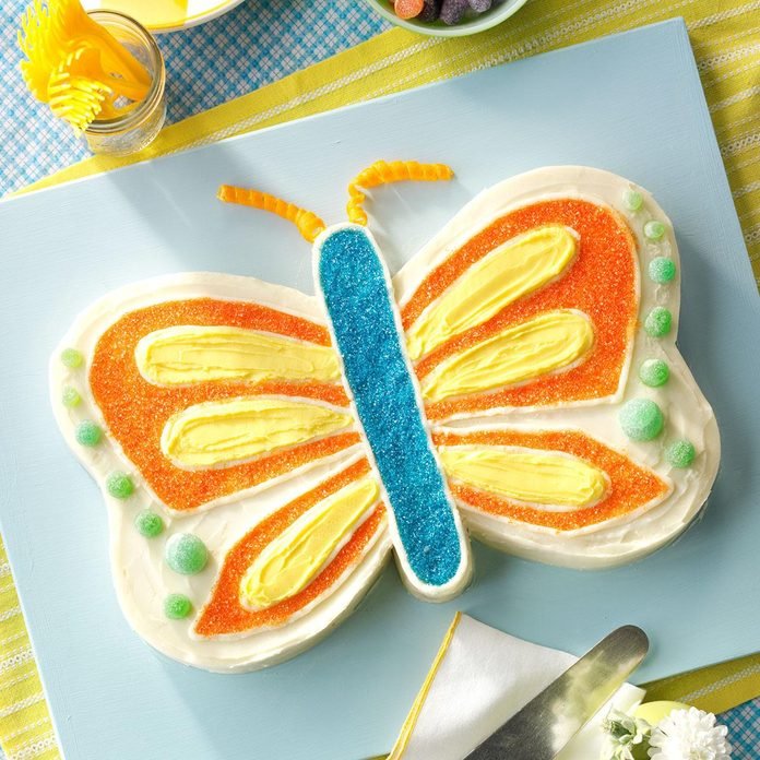 Homemade butterfly