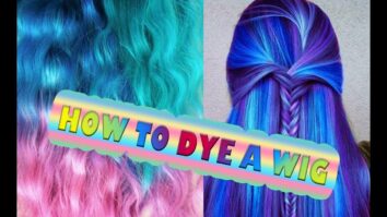 Can you dye fake hair?