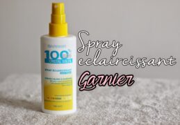 Comment appliquer le spray éclaircissant Garnier ?