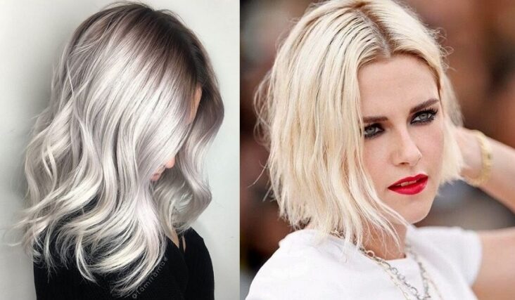 Comment avoir les cheveux blanc polaire ?