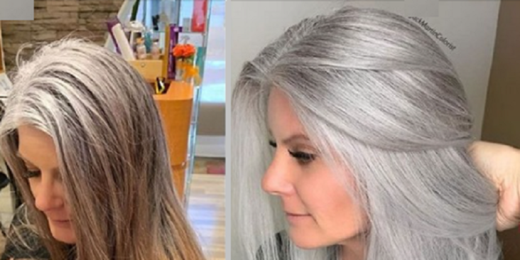 Comment blondir des cheveux gris ?