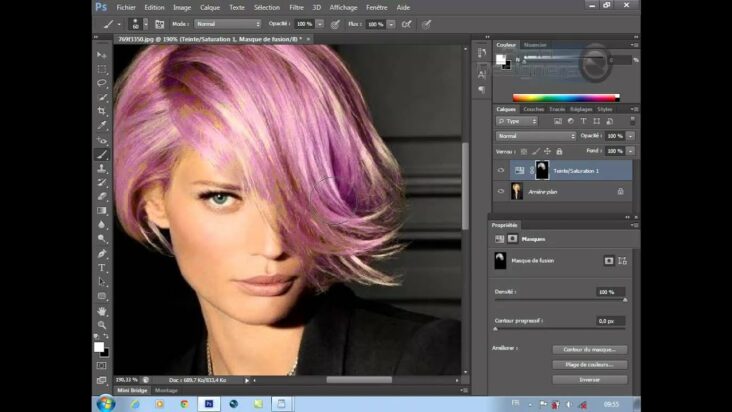 Comment changer la couleur des cheveux sur Photoshop ?
