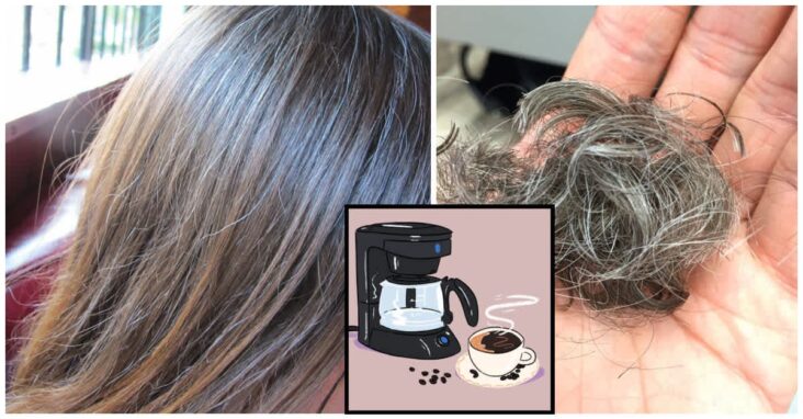Comment couvrir les cheveux blancs avec du café ?