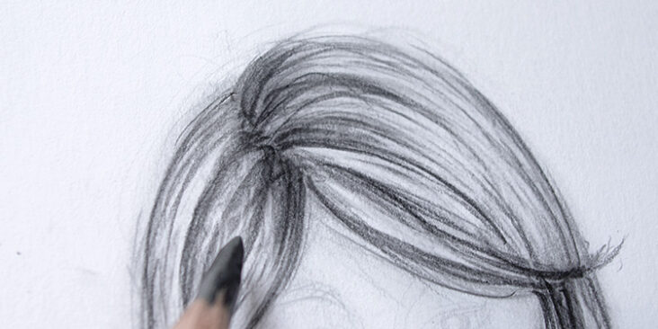 Comment dessiner les cheveux au crayon ?