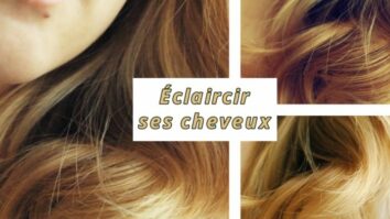 Comment éclaircir cheveux noir sans décoloration ?