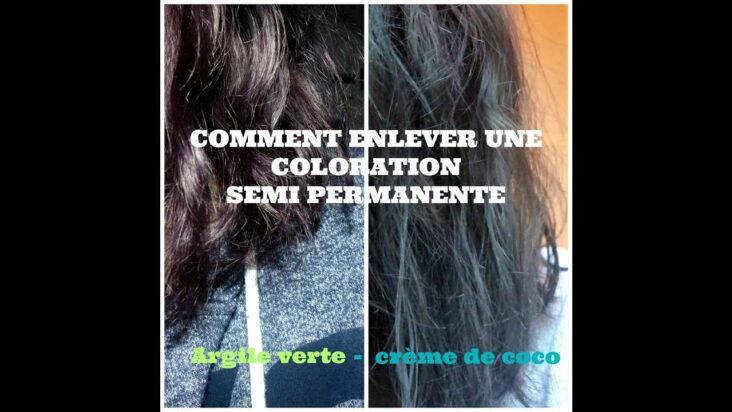 Comment enlever couleur orange cheveux naturellement ?