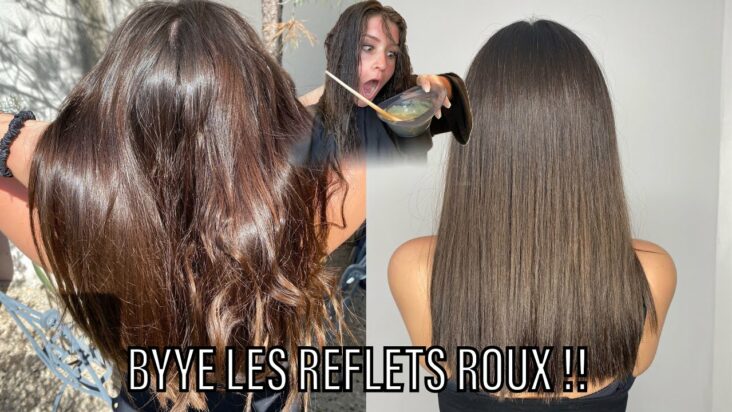 Comment enlever roux dans les cheveux ?