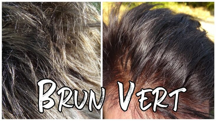 Comment enlever un reflet vert sur les cheveux ?