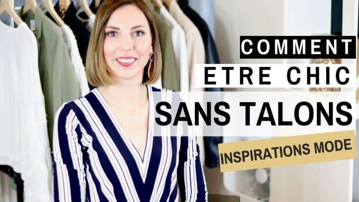 Comment être chic sans talon ?