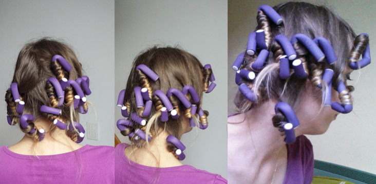 Comment faire des boucles avec des bigoudis flexibles ?