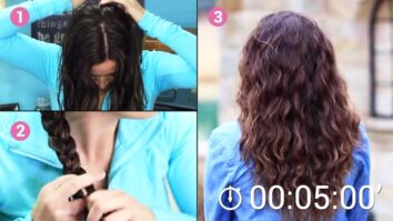 Comment faire des tresses pour avoir les cheveux bouclés ?
