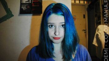 Comment faire du bleu nuit cheveux ?