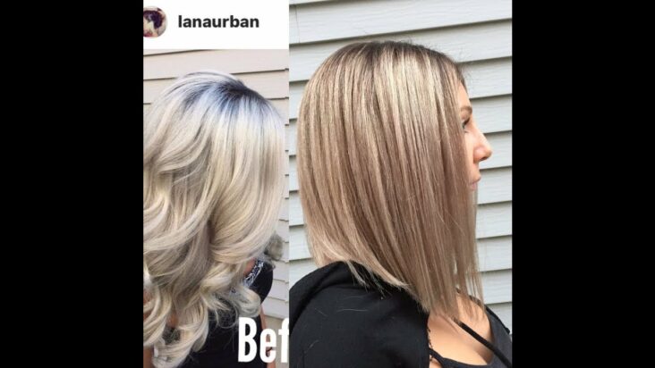Comment faire un blond cendré sur un châtain ?