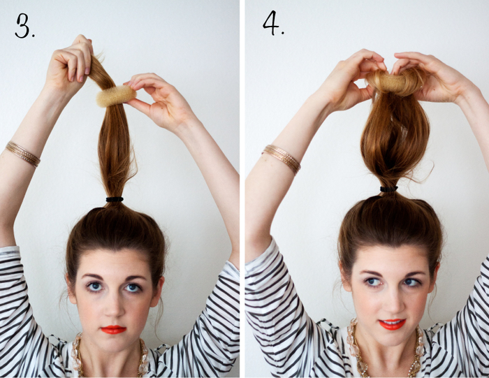 Comment faire un chignon avec des mèches ?